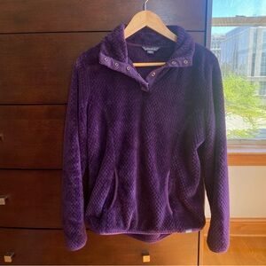 Eddie Bauer Everett Pullover Plum Perfect Size Medium